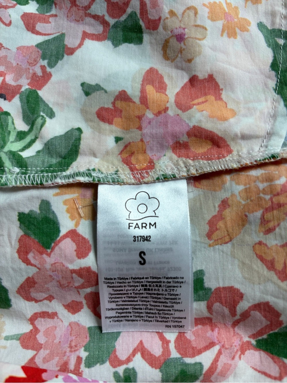 FARM Rio White One-Piece with Bright Strawberry & Floral Print - Picture 8 of 9